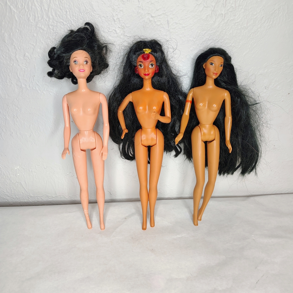 Black Hair Fashion Doll Set